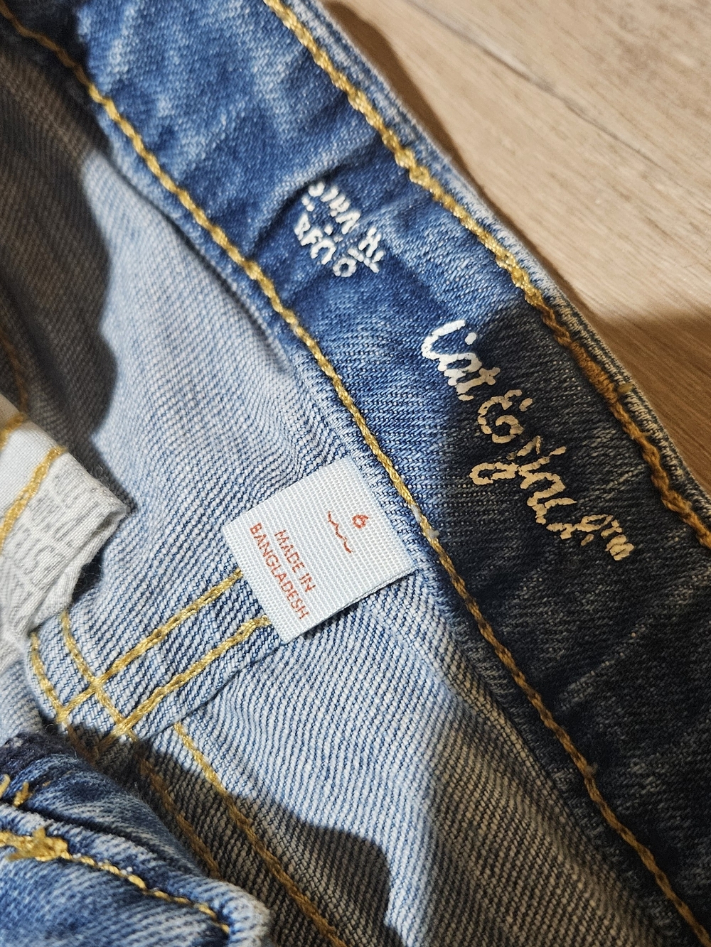 2 Pairs Of Jeans Kids. Blue Denim And Light Blue. Brand CAT & JACK-Northpoint.